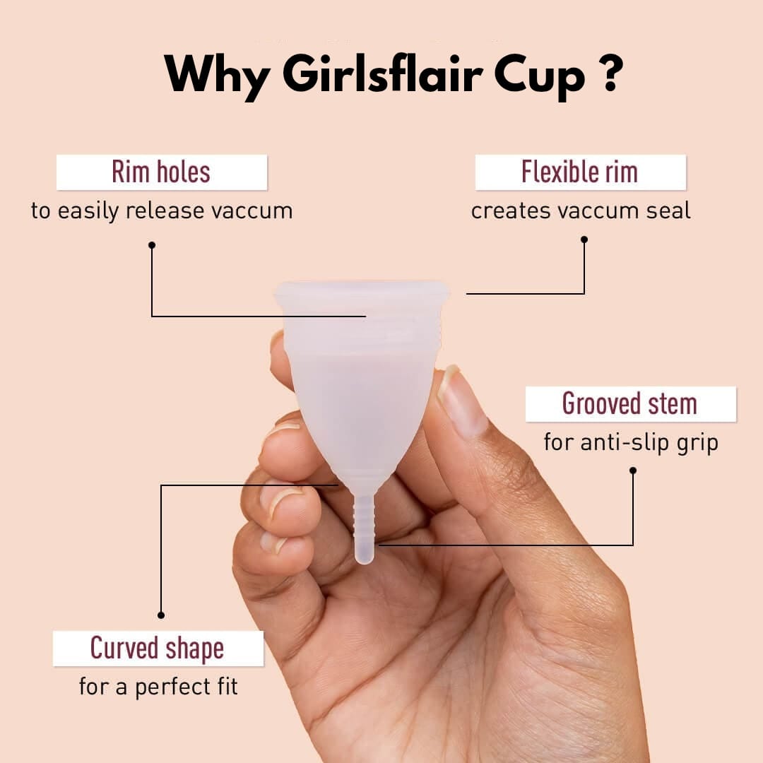 Girlsflair Menstrual Cup || For Comfortable Period Journey ||